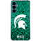 Michigan State University Spartans Digital Pixels Galaxy A35 5G Clear Case